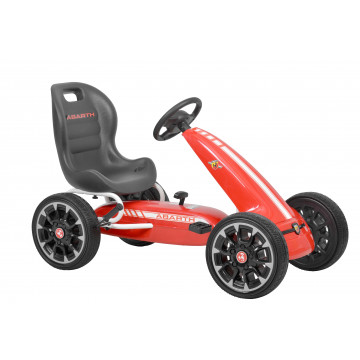 Kart with red abarth pedals...