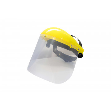 Helmet for plexiglass mower